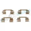 Kit d'accessoires, plaquette de frein à disque RAP BRAKES R-U0175 - Visuel 1