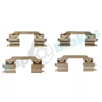 Kit d'accessoires, plaquette de frein à disque RAP BRAKES R-U0175