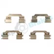 Kit d'accessoires, plaquette de frein à disque RAP BRAKES R-U0175 - Visuel 2