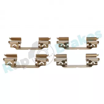 Kit d'accessoires, plaquette de frein à disque RAP BRAKES R-U0177