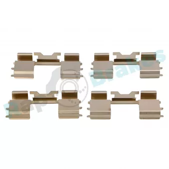Kit d'accessoires, plaquette de frein à disque RAP BRAKES R-U0178