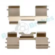 Kit d'accessoires, plaquette de frein à disque RAP BRAKES R-U0178 - Visuel 3