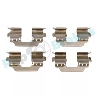 Kit d'accessoires, plaquette de frein à disque RAP BRAKES R-U0181