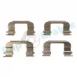 Kit d'accessoires, plaquette de frein à disque RAP BRAKES R-U0182 - Visuel 1