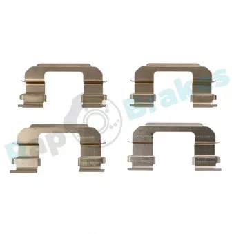 Kit d'accessoires, plaquette de frein à disque RAP BRAKES R-U0182