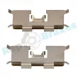 Kit d'accessoires, plaquette de frein à disque RAP BRAKES R-U0183 - Visuel 2