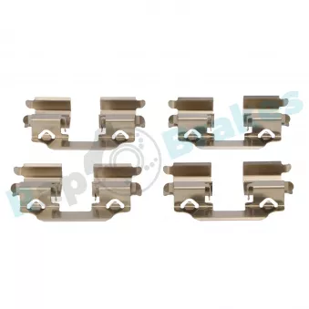 Kit d'accessoires, plaquette de frein à disque RAP BRAKES R-U0185