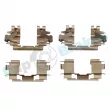 Kit d'accessoires, plaquette de frein à disque RAP BRAKES R-U0186 - Visuel 1