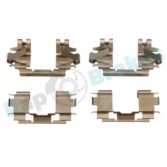 Kit d'accessoires, plaquette de frein à disque RAP BRAKES R-U0186