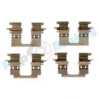 Kit d'accessoires, plaquette de frein à disque RAP BRAKES R-U0187