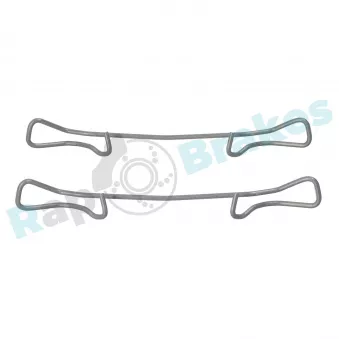 Kit d'accessoires, plaquette de frein à disque RAP BRAKES R-U0189