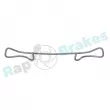 Kit d'accessoires, plaquette de frein à disque RAP BRAKES R-U0189 - Visuel 2