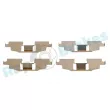 Kit d'accessoires, plaquette de frein à disque RAP BRAKES R-U0192 - Visuel 1