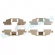 Kit d'accessoires, plaquette de frein à disque RAP BRAKES R-U0192 - Visuel 3