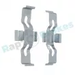 Kit d'accessoires, plaquette de frein à disque RAP BRAKES R-U0193 - Visuel 2