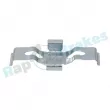 Kit d'accessoires, plaquette de frein à disque RAP BRAKES R-U0193 - Visuel 3