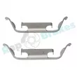 Kit d'accessoires, plaquette de frein à disque RAP BRAKES R-U0195 - Visuel 1