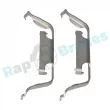 Kit d'accessoires, plaquette de frein à disque RAP BRAKES R-U0195 - Visuel 2
