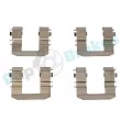 Kit d'accessoires, plaquette de frein à disque RAP BRAKES R-U0200 - Visuel 1