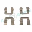 Kit d'accessoires, plaquette de frein à disque RAP BRAKES R-U0200 - Visuel 3