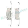Kit d'accessoires, plaquette de frein à disque RAP BRAKES R-U0201 - Visuel 2