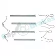 Kit d'accessoires, plaquette de frein à disque RAP BRAKES R-U0202 - Visuel 1