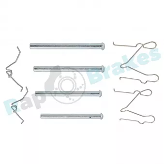 Kit d'accessoires, plaquette de frein à disque RAP BRAKES R-U0202