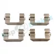 Kit d'accessoires, plaquette de frein à disque RAP BRAKES R-U0203 - Visuel 1