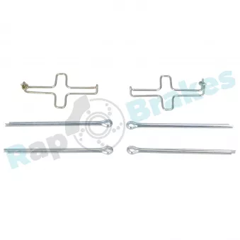 Kit d'accessoires, plaquette de frein à disque RAP BRAKES R-U0204