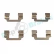 Kit d'accessoires, plaquette de frein à disque RAP BRAKES R-U0206 - Visuel 1