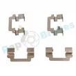 Kit d'accessoires, plaquette de frein à disque RAP BRAKES R-U0206 - Visuel 2