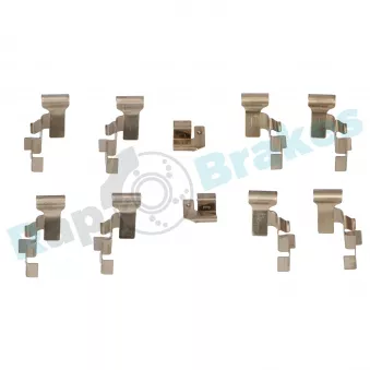 Kit d'accessoires, plaquette de frein à disque RAP BRAKES R-U0207