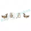 Kit d'accessoires, plaquette de frein à disque RAP BRAKES R-U0207 - Visuel 3