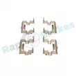 Kit d'accessoires, plaquette de frein à disque RAP BRAKES R-U0208 - Visuel 2