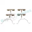 Kit d'accessoires, plaquette de frein à disque RAP BRAKES R-U0210 - Visuel 1
