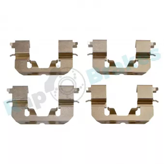 Kit d'accessoires, plaquette de frein à disque RAP BRAKES R-U0211