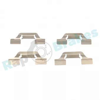Kit d'accessoires, plaquette de frein à disque RAP BRAKES R-U0215