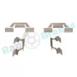 Kit d'accessoires, plaquette de frein à disque RAP BRAKES R-U0215 - Visuel 2