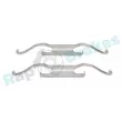 Kit d'accessoires, plaquette de frein à disque RAP BRAKES R-U0216 - Visuel 1