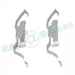 Kit d'accessoires, plaquette de frein à disque RAP BRAKES R-U0216 - Visuel 2