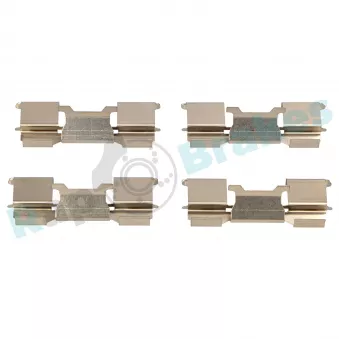 Kit d'accessoires, plaquette de frein à disque RAP BRAKES R-U0218