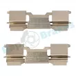 Kit d'accessoires, plaquette de frein à disque RAP BRAKES R-U0218 - Visuel 2