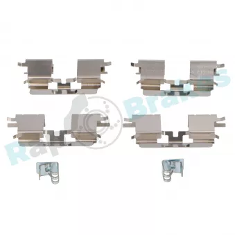 Kit d'accessoires, plaquette de frein à disque RAP BRAKES R-U0221