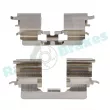 Kit d'accessoires, plaquette de frein à disque RAP BRAKES R-U0221 - Visuel 2