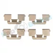 Kit d'accessoires, plaquette de frein à disque RAP BRAKES R-U0223 - Visuel 1