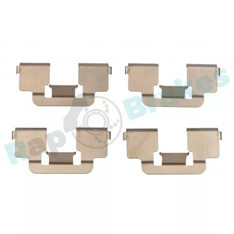 Kit d'accessoires, plaquette de frein à disque RAP BRAKES R-U0223