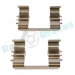 Kit d'accessoires, plaquette de frein à disque RAP BRAKES R-U0224 - Visuel 2
