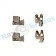 Kit d'accessoires, plaquette de frein à disque RAP BRAKES R-U0227 - Visuel 3