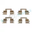 Kit d'accessoires, plaquette de frein à disque RAP BRAKES R-U0228 - Visuel 1