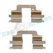 Kit d'accessoires, plaquette de frein à disque RAP BRAKES R-U0228 - Visuel 2